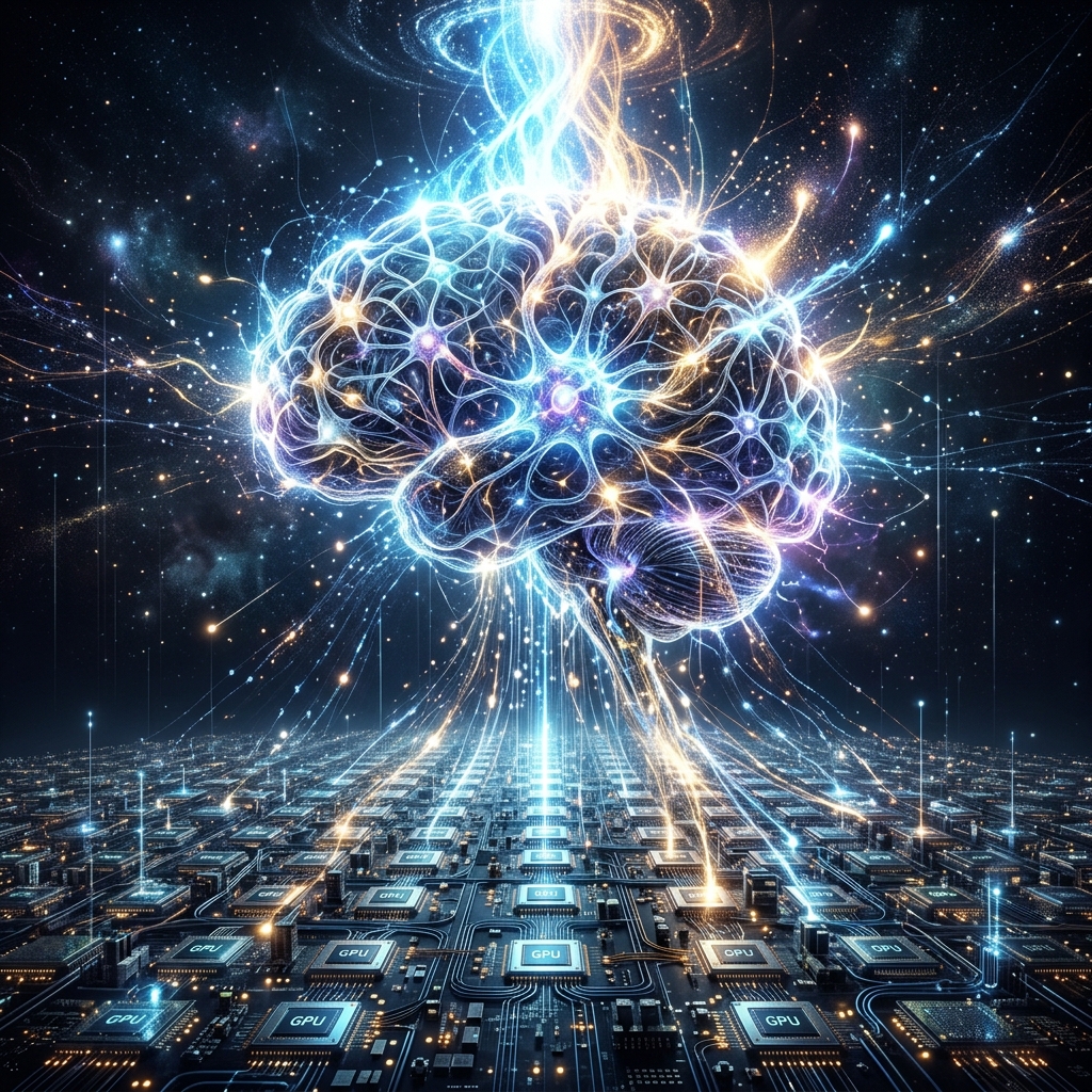 AI scaling from GPUs to emergent intelligence